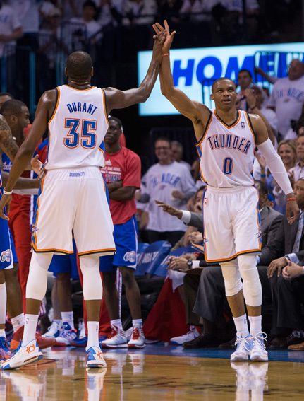 Oklahoma City Thunder, Best Professional Sports Team. Photo courtesy Oklahoma City thunder.