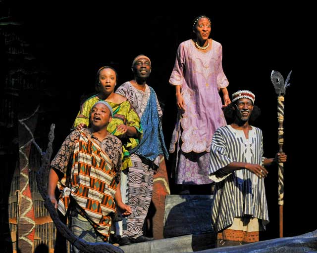 Mufaro's Beautiful Daughters. Photo courtesy Tulsa Performing Arts Center.