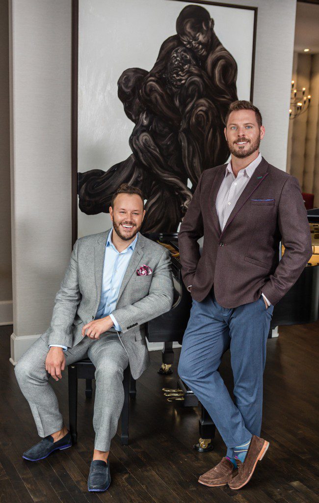 From left, Ryan Jude Tanner and Jay Krottinger will be helping bring Come From Away to Broadway. Photo by Chris Humphrey Photographer