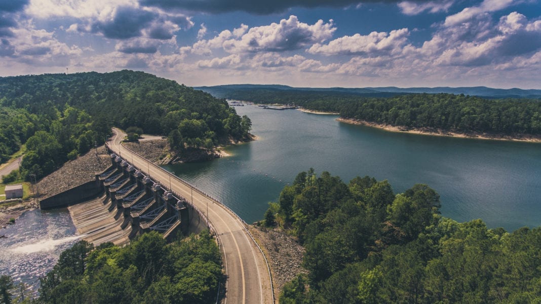 Broken Bow Dam Oklahoma Drone